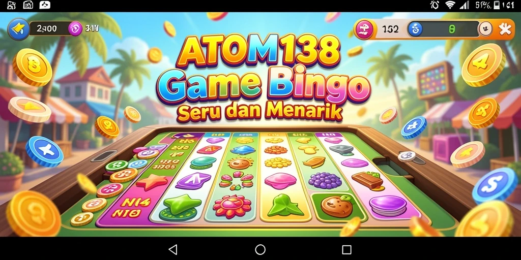 Tampilan gameplay seru dalam ATOM138 Bingo.