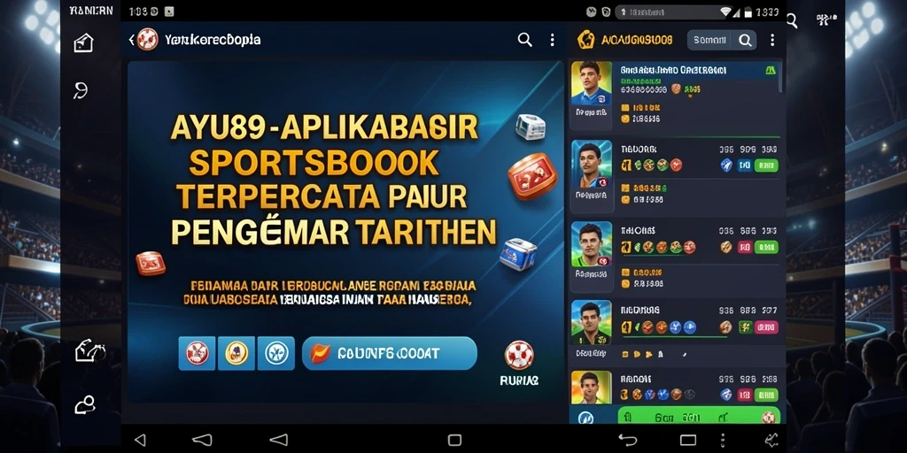 Tampilan utama AYU89 yang menarik untuk taruhan olahraga.
