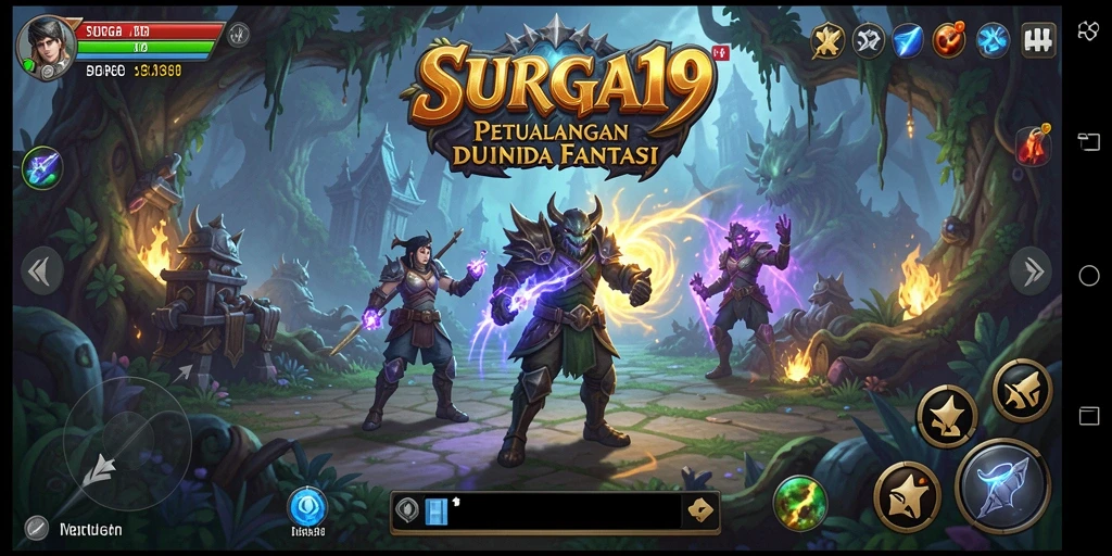 Tampilan gameplay SURGA19 yang menakjubkan dan penuh aksi.