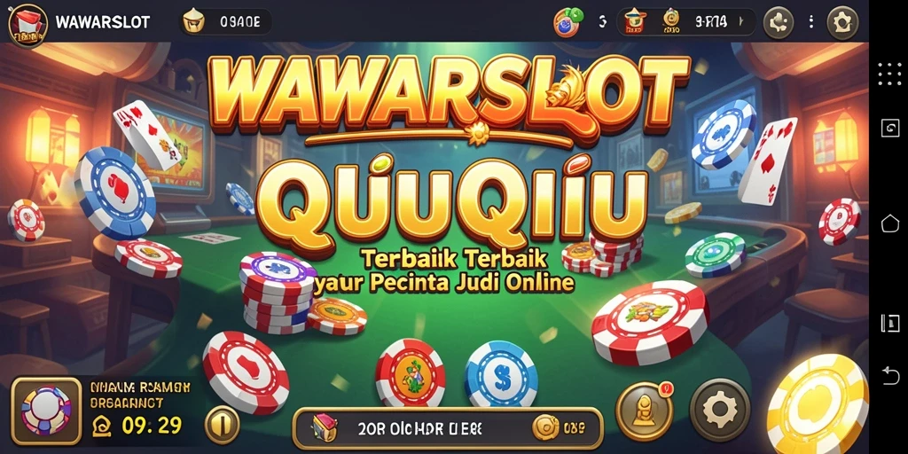 Tampilan gameplay seru WAWARSLOT dalam aksi QiuQiu.
